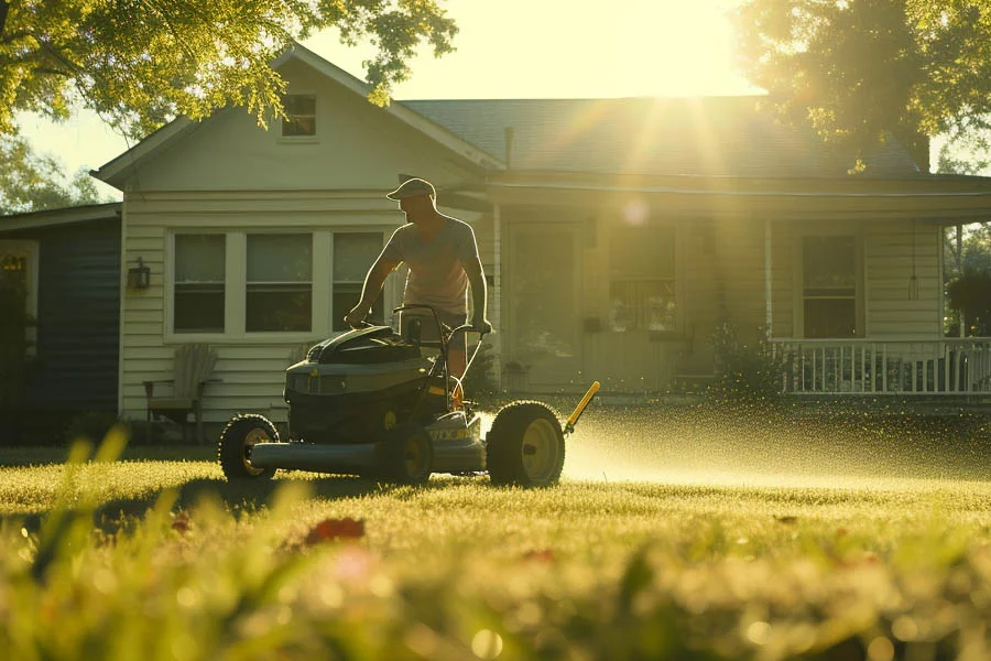 best battery push mower
